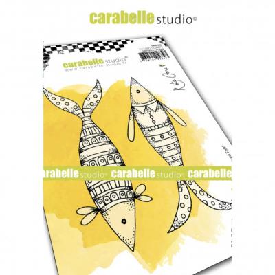 Carabelle Studio Cling Stamps - Well Dressed Fish